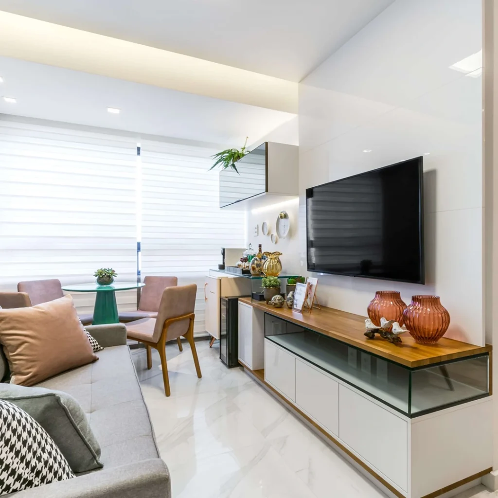 Projetos de interiores online com visualização 3D